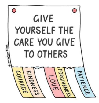 Give Yourself the Care You Give to Others graphic