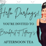 Breakfast at Tiffany's tea invitation